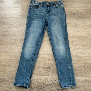 wonder nation Women's Skinny Jeans in Faded Blue Wash